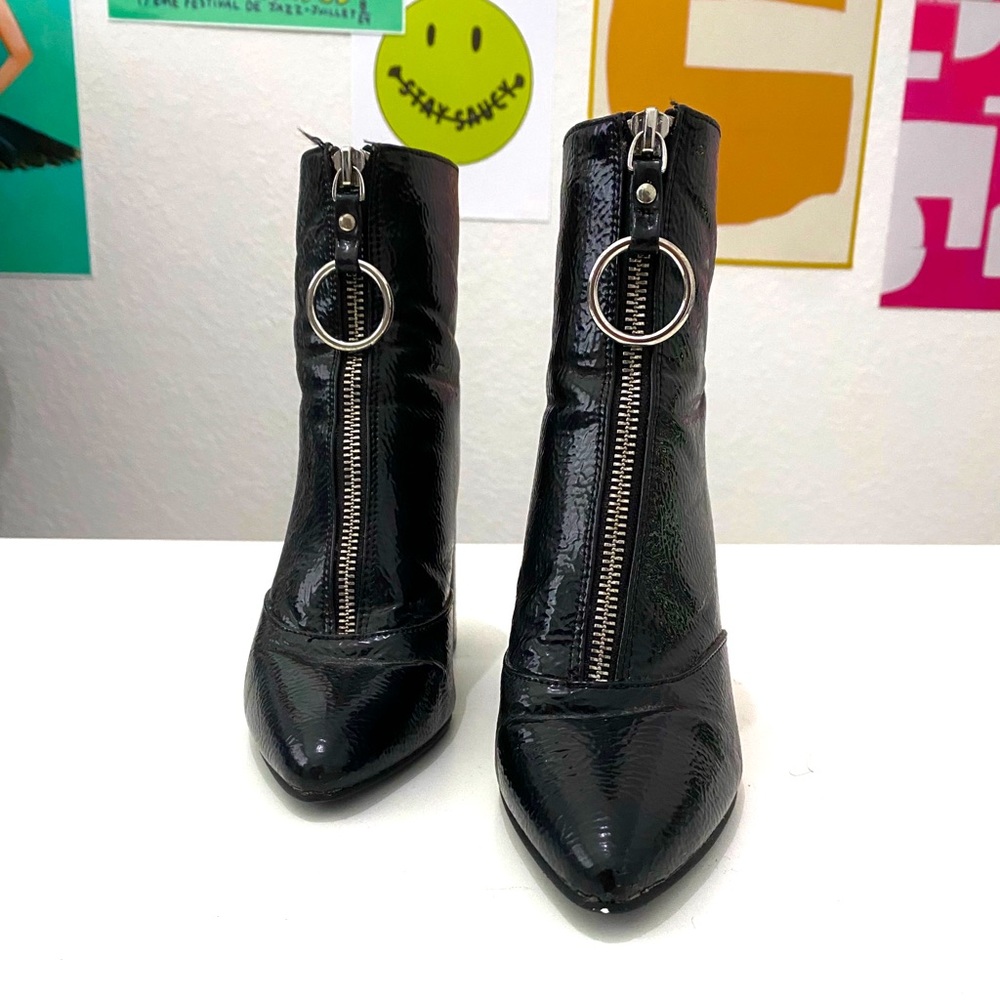 BooHoo Black Booties
